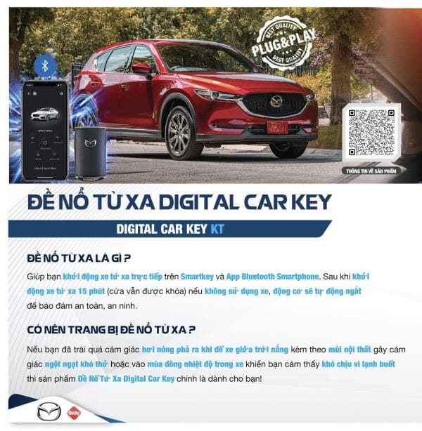 Đề nổ từ xa Tmas Digital CarKey KT Plus cho Honda và Mazda - Ảnh 4